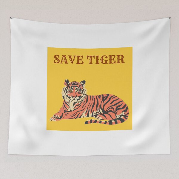 Item preview, save tiger design. designed and sold by Kavi Designs.
