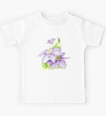 Purple Clematis Kids Tee