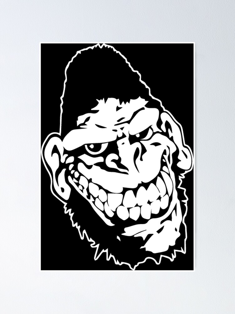 “Gorilla Biscuit " Poster for Sale by CauiBella | Redbubble