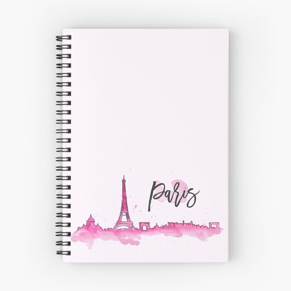 Item preview, Paris Skyline - Hot Pink designed and sold by PawsitiveMum.