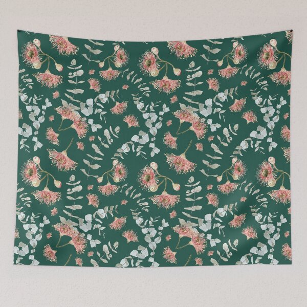 Item preview, Australian Native Flowers - Eucalyptus and Gumnuts designed and sold by Annalee Beer.