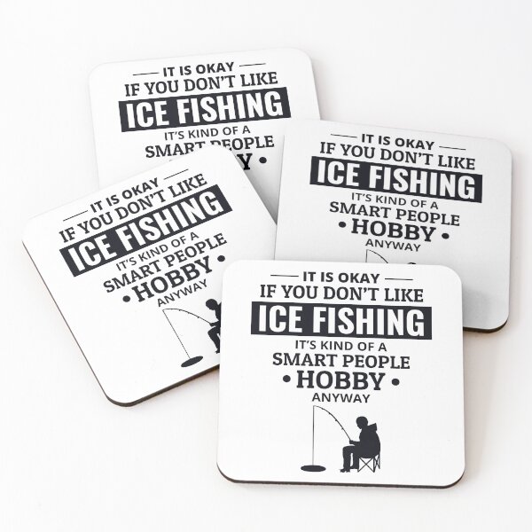 Item preview, Ice Fishing Fisher Winter Camping Fish Fishermen designed and sold by CuteDesigns1.