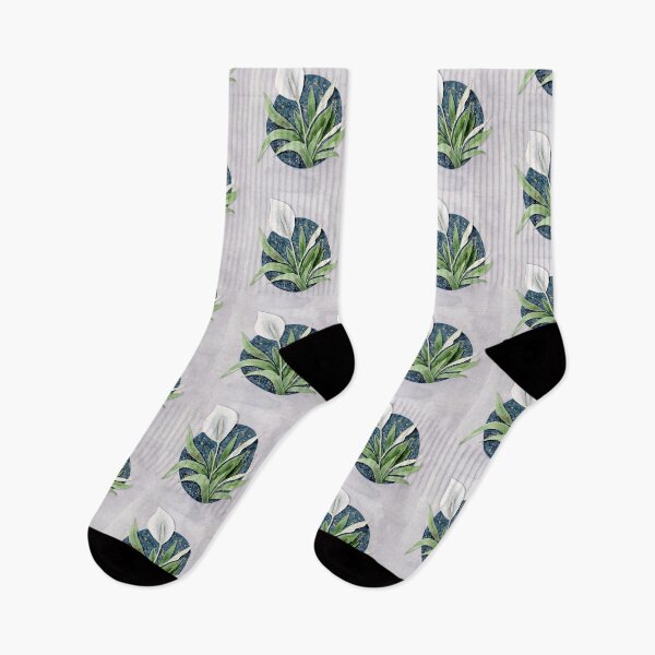 Item preview, Spathiphyllum & Granulation - Plant Illustration designed and sold by Pattokarts.