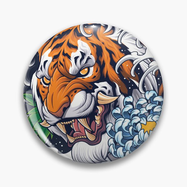 Item preview, The Great Wave of the Oriental Tiger  designed and sold by BakaOutfit.