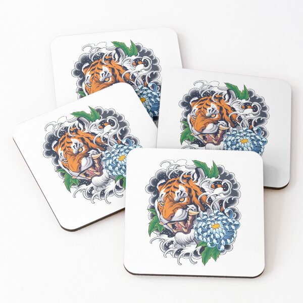 Item preview, The Great Wave of the Oriental Tiger  designed and sold by BakaOutfit.