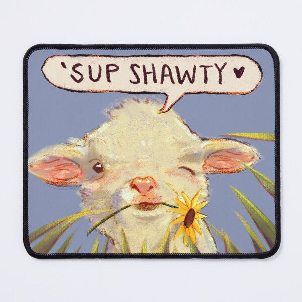 Item preview, Sup Shawty Sticker designed and sold by Katfish Draws.