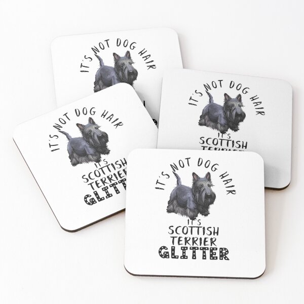 Item preview, It's not dog hair it's SCOTTISH TERRIER glitter funny dog quote designed and sold by theshirtinator.