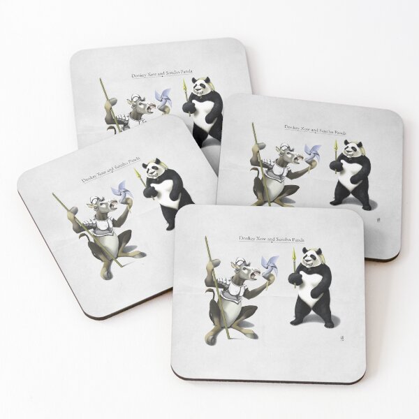 Item preview, Donkey Xote and Sancho Panda designed and sold by rob art | illustration.