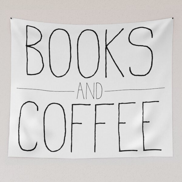 Item preview, Books and Coffee designed and sold by DanaAndTheBooks.