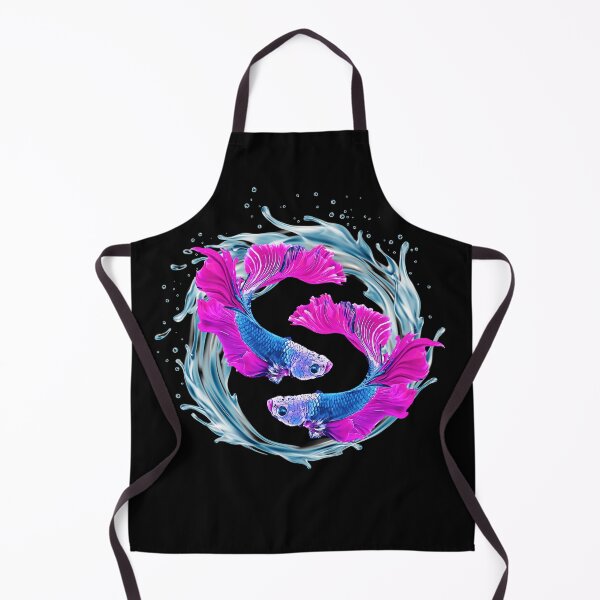 Item preview, Beautiful Dragon Scale Betta Fish - Super Delta Tail Monster Mask Blue Fuchsia Vivid Purple Betta Fish Breed - Circle Water Splash designed and sold by Cawaiico.
