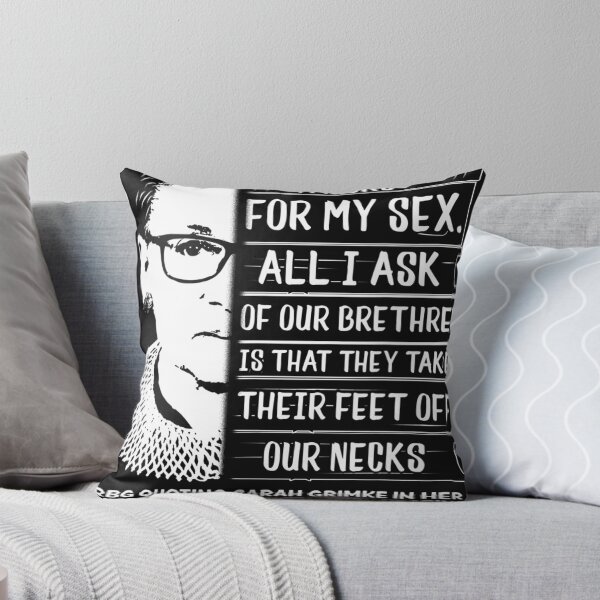 Item preview, RBG Quote I Ask No Favor For My Sex Feminist designed and sold by stirkzdhohne.