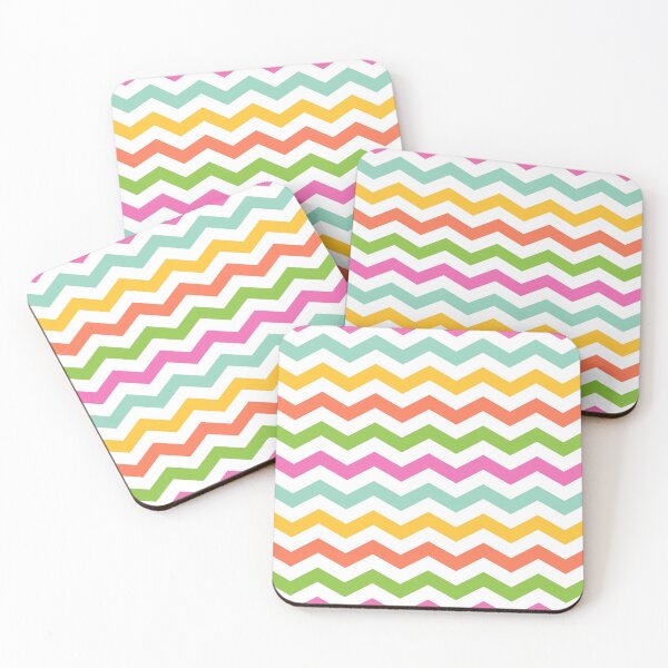 Item preview, Horizontal pastel angle waves pattern design designed and sold by Becky Hunter.