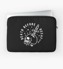 Death Before Decaf Laptop Sleeve