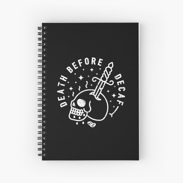 Muerte antes del descafeinado Cuaderno de espiral