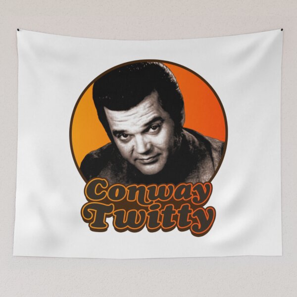 Item preview, Conway Twitty Retro Country Legend Design designed and sold by SilviaLeitner.