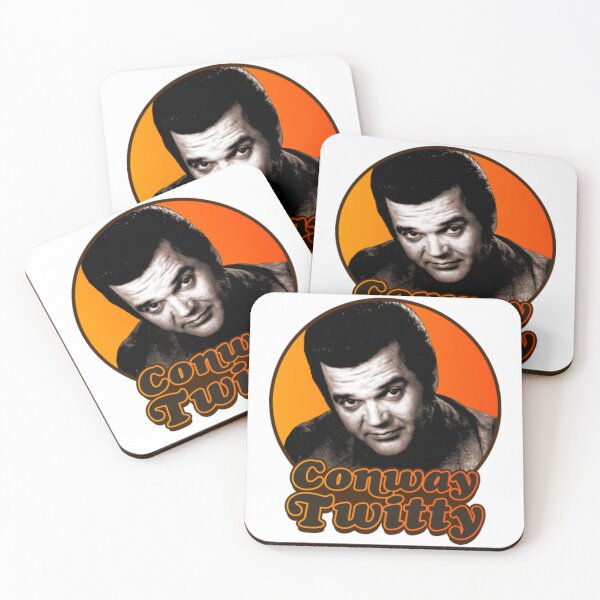 Item preview, Conway Twitty Retro Country Legend Design designed and sold by SilviaLeitner.