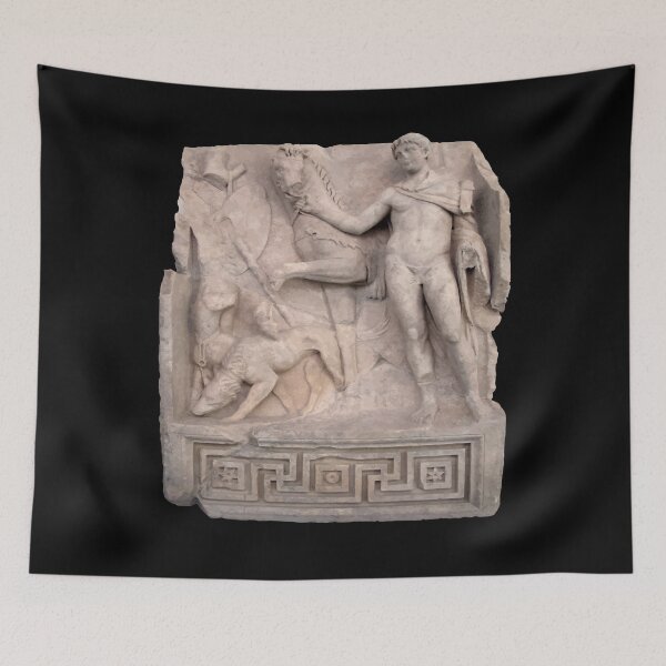 Item preview, Royal Hero Horse And Hounds Sebasteion Relief Cut Out designed and sold by taiche.