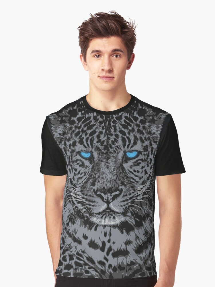 Oversized Leopard Graphic T-shirt