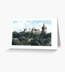 Château médiéval / Medieval castel Greeting Card