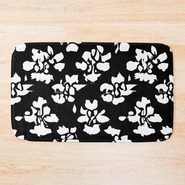 Item preview, Black and White Flower Pattern - Inversion designed and sold by CGArtsy.