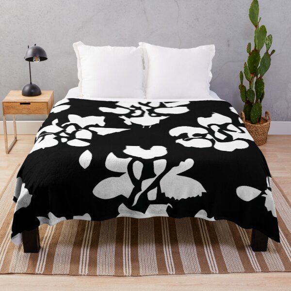 Item preview, Black and White Flower Pattern - Inversion designed and sold by CGArtsy.
