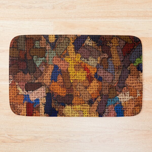 Item preview, Jute Burlap Background Texture Graffiti Mural Patchwork designed and sold by LashCreations.