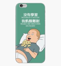 Bobby Hill - Without study make me become hungry iPhone Case