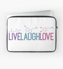 Live Laugh Liebesmoleküle Laptoptasche