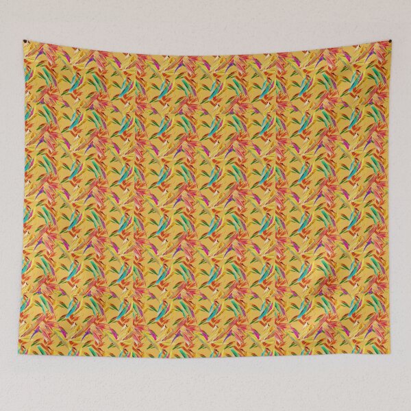 Item preview, Décorative art Retro flower patterns designed and sold by Luciesika.