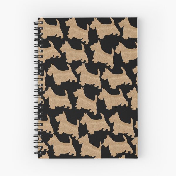 Item preview, Burlap Scottish Terrier Silhouette Pattern For Scottie Dog Lovers designed and sold by LashCreations.