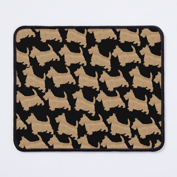 Item preview, Burlap Scottish Terrier Silhouette Pattern For Scottie Dog Lovers designed and sold by LashCreations.