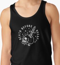 Death Before Decaf Tank Top
