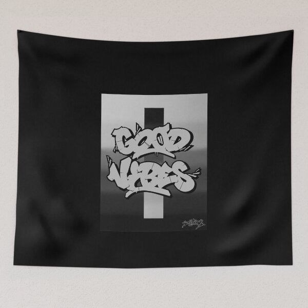 Item preview, GOOD VIBES SQUARES OF ESONE ABSTRACT  designed and sold by GraffitiBomberZ.