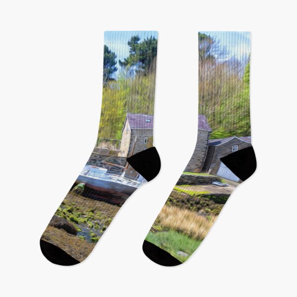 Item preview, Old mill by a creek in Anglesey, Wales, United Kingdom designed and sold by Kevin Hellon.