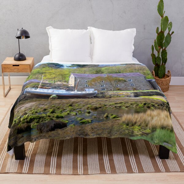 Item preview, Old mill by a creek in Anglesey, Wales, United Kingdom designed and sold by Kevin Hellon.