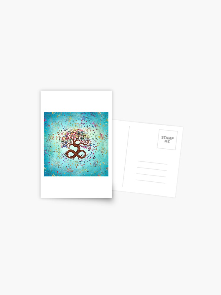 Tree of Life - Infinity Postcard for Sale by k9printart