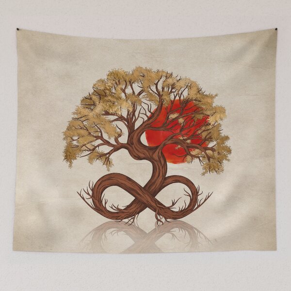 Item preview, Tree of Life - Infinity Sunrise designed and sold by k9printart.