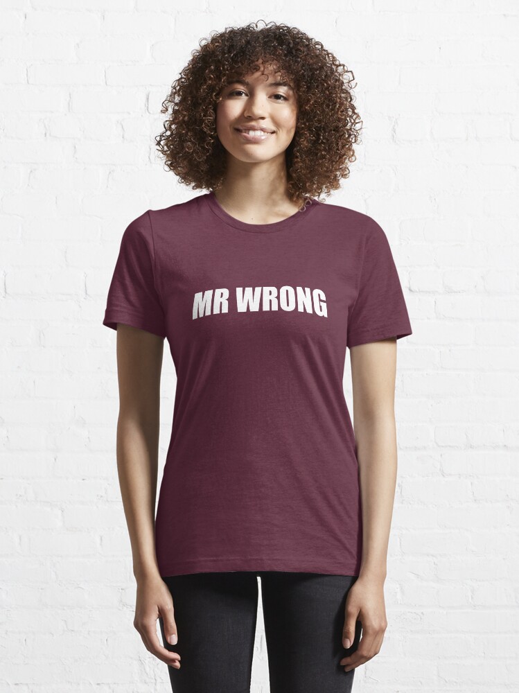 Thumbnail 6 of 7, Essential T-Shirt, Mr. Wrong designed and sold by TeesBox.