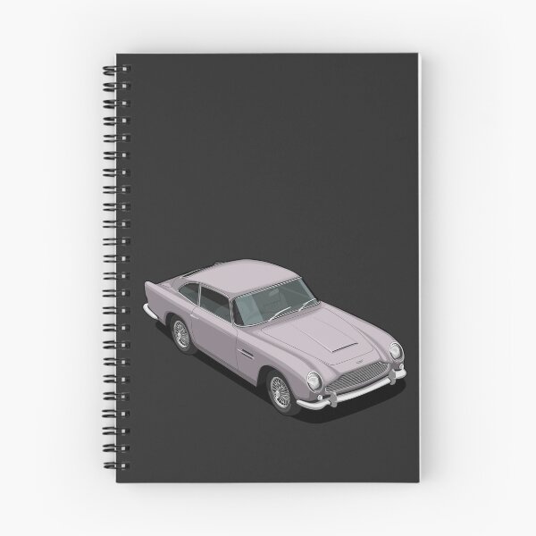 Item preview, Illustration silver Aston Martin db5 coupe pop art artwork designed and sold by SketchNinja.