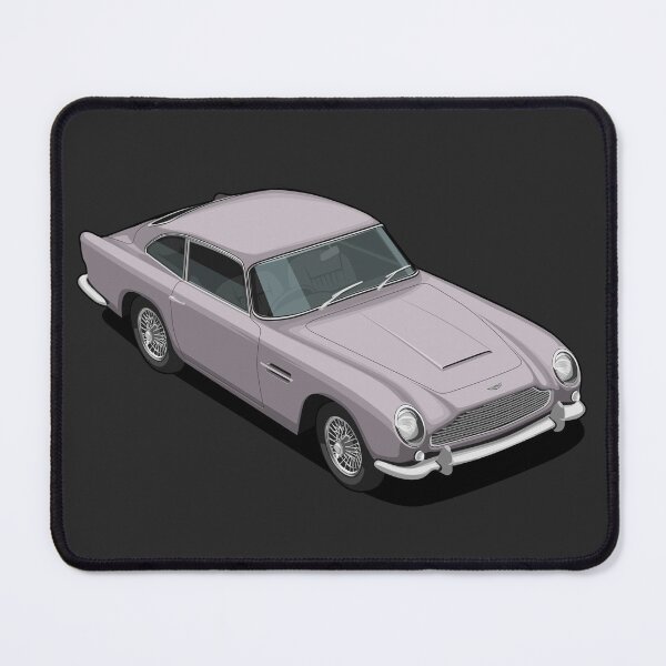 Item preview, Illustration silver Aston Martin db5 coupe pop art artwork designed and sold by SketchNinja.