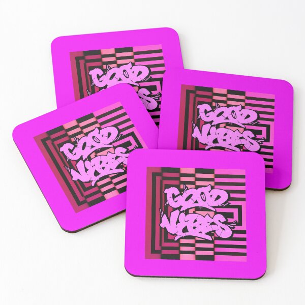 Item preview, GOOD VIBES PINK SQUARES ESONE ABSTRACT  designed and sold by GraffitiBomberZ.