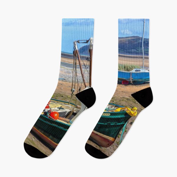 Item preview, Boats moored in Red Wharf Bay,  designed and sold by Kevin Hellon.