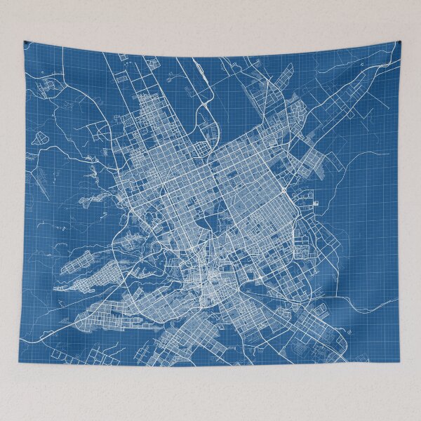 Item preview, Riyadh City Map of Saudi Arabia - Blueprint designed and sold by deMAP.