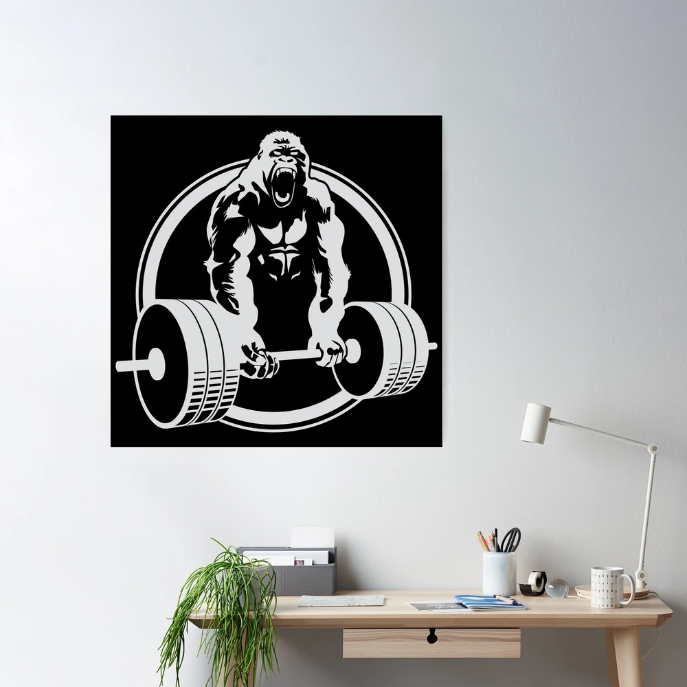 Gorilla Gym Poster for Sale by carlhuber