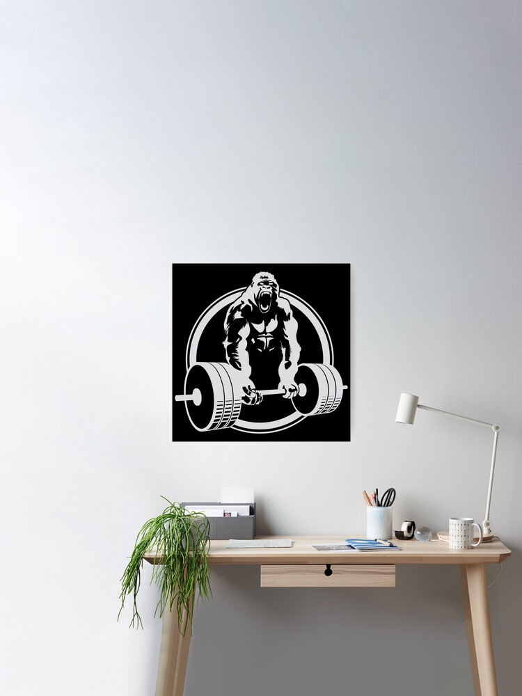 Gorilla Gym Poster for Sale by carlhuber