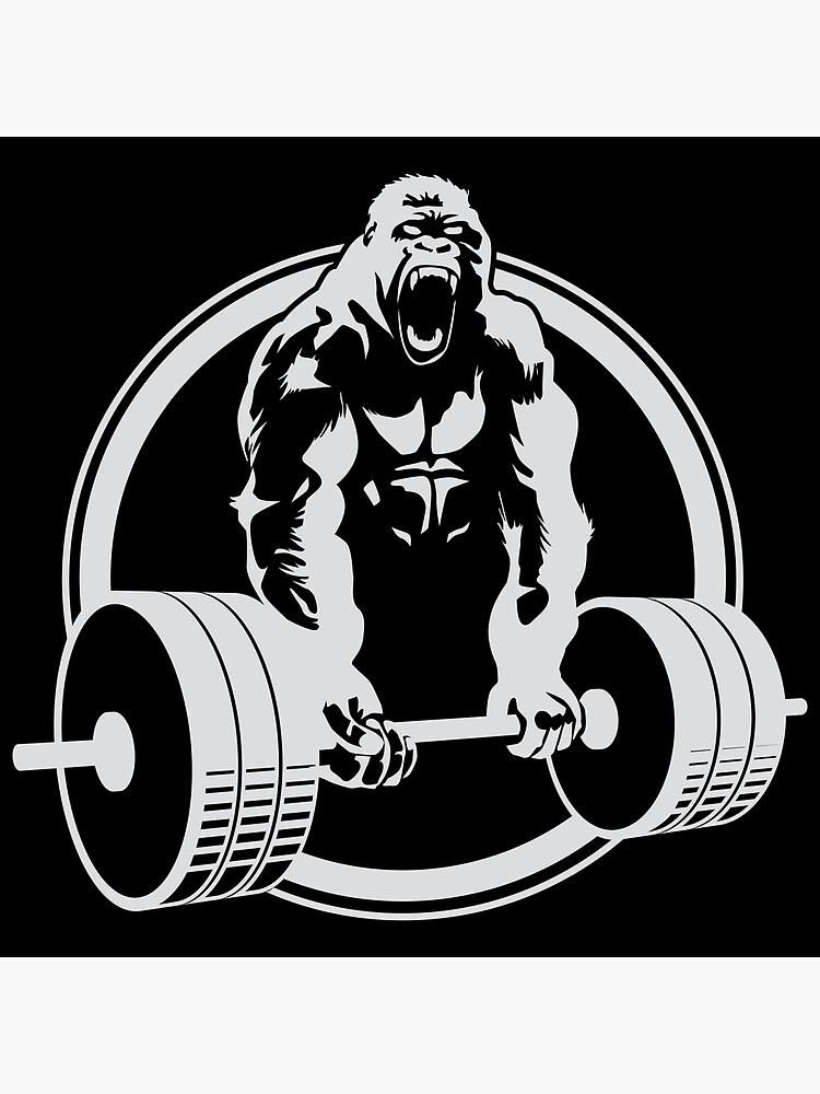 Gorilla Gym Poster for Sale by carlhuber