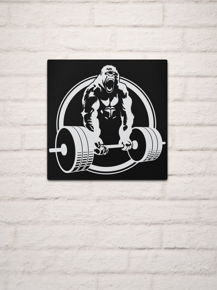 Gorilla Gym | Metal Print