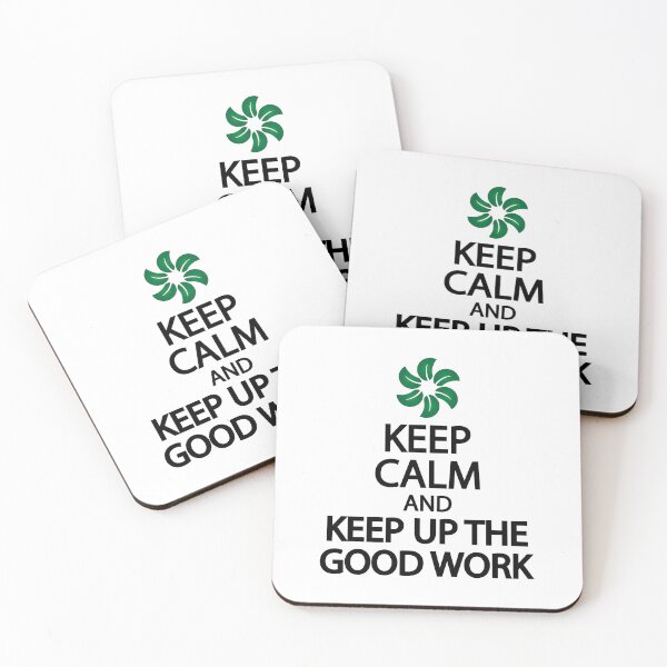 Item preview, Keep calm and keep up the good work designed and sold by Colorfulandfun.