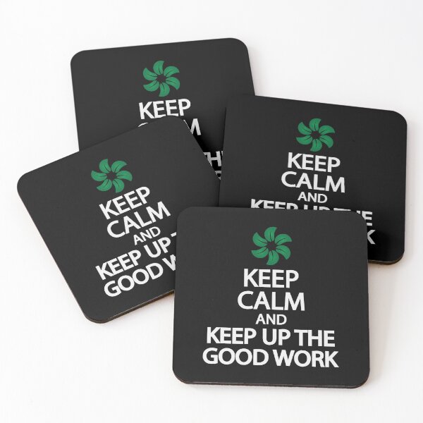 Item preview, Keep calm and keep up the good work designed and sold by Colorfulandfun.