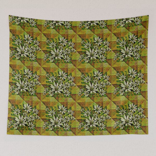 Item preview, Textured Daisies on Green designed and sold by Dana Roper.